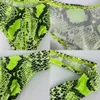 Men's Sexy Snakeskin Low-rise Thong Mini Micro Panties T Back Stretch Lingerie G String Thin Men Costume