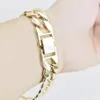 ketting voor herenketen Cuban Link Gold Chains Iced Out Sieraden Bracelet 15 mm gladde en minimalistische hiphop voor mannen en vrouwen