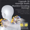 Massaging Neck Pillowws Electric Neck Massager Massage Pillow Heating Vibrating Shiatsu Neck Back Shoulder Body Relaxation Massage Car Home Q231123