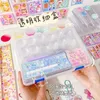 キッズのおもちゃステッカーグーカステッカーセットガールズチルドレンズディーグーカードプレートコインステッカーツール学生子供ハンドアカウントグアギフト231122