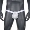 Mäns sexiga underkläder Sponge Pad Thong Open Butt T-back trosor Push Up Cup Jockstrap Bulge Pouch Hombre