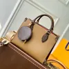 Designer Tote Bag Coated Canvas Crossbody Bag 10A Genuine Leather Shoulder Bags Luxury Designer Wallet L01