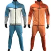 Men's Tracksuits Sweatsuit Tech Fleece Hoodie Cotton Stretch Training Wear Brand Good Quality Coat Sweatpants Sport Set Clothing