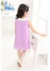 Girl Dresses Children's Clothing Summer Chiffon Sleeveless Clothes Candy Color Dress 2-10 Years Old Baby