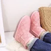 2023 Designer Snow Boots Children's Winter Warm Shoes Boys and Girls' Non slip Casual Shoes Mini Boots Baby Short Boots Youth Gift Sizes 26-35