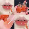 Brillant à lèvres glace cerise rose miroir eau glaçure verre Transparent huile Orange liquide rouge à lèvres lèvres plus dodues teinte claire maquillage