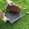 Garden Decorations Pavement Flower Shaped Decorative Stepping Stone Mold DIY Mould Tool 230422