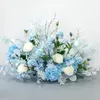 Decorative Flowers 60M Wedding Decor Floral Arrangement Sofa Table Runner Event Banquet Stage Aisle Floor Flower