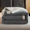 Koce Zima grube ciepłe flanelowe koc sypialnia kołdry sofa drzemka domowa pościel kołdra