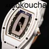 Orologio Miers RichasMilers Bbr Factory Tourbillon Fibra di carbonio Millers Swiss Impermeabile Top Clone Donna RM0701