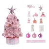 Christmas Decorations Mini Tabletop Tree DIY With Lights For Holiday Home Decor