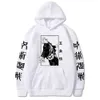 Hoodies voor heren Sweatshirts Jujutsu Kaisen Gojo Satoru Gedrukt Casual Anime Hoodie Losse streetwear truien met lange mouwen Oversized heren 69J2