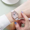 Montres-bracelets Wine Barrel Series Fashion Pointer Digital Simple Women's Quartz Watch Girls Gift Table Relogios Femininos Montres Femmes