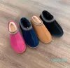 Kvinnor Super Mini Snow Boots Warm Platform Australian Boot Indoor Australia Slipper House Shoe Windtight