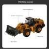 Diecast Modelauto HUINA 1813 1/60 Mini Non-Afstandsbediening Metaallegering Road Roller Loader Techniek Vrachtwagen Bouw Auto Gift Kinderen Speelgoed voor Jongen 231122