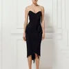 Freizeitkleider 2023 Damen Slim BH Quaste Kleid Sexy Bankett Rayon