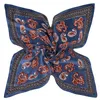 Scarves 2023 Satin Silk Scarf Women Cashew Print Foulards Female Neckerchief Small Bandana Square Lady Headband Hijab