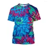 Herren T-Shirts Jumeast 3D-Palme bedruckte T-Shirts Hawaiian Beach Übergroße Streetwear-Oberteile für Herren Ästhetische Kleidung Lockeres T-Shirt