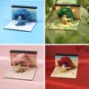 Calendar DIY 3D Cherry Tree Memo Pad With Light Creative Post Notes Building Blocks Craft Desktop Decoration Cute Book