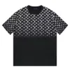 shirt Spring trend street fashion mens round neck letter printed t-shirt loose casual vacation clothing polo