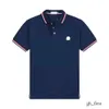 Camicia Monclair Polo da uomo firmata Polo classica da uomo di lusso T-shirt da uomo casual Stampa monogramma serpentina Ricamo Moda 817