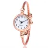 Relógios de pulso Smvp pequeno pulseira de ouro pulseira relógio de luxo aço inoxidável retro senhoras quartzo moda casual vestido feminino wa