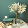 Fleurs décoratives Centres de table de mariage bohème Arrangements Fleur de demoiselle d'honneur Décorations en gros Plantes vertes tenant simulées