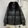 Women's Jackets 2023 Fashion Autumn Winter Real Mink Fur Coat Women Natural White Duck Feather Down Jacket Luxury Outerwear Loose Streetwear 231123