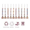 Bibs & Burp Cloths Bibs And Burp Cloths Safety Wooden Teether Baby Infant Toddler Dummy Pacifier Sile Soother Nipple Clip Chain Holder Dhsd9
