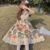 Casual jurken hstar schattige Japanse stijl zacht meisje zoet zomer feest lolita dagelijkse slinger kleine jurk vrouwen