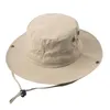 Chapeaux à large bord été hommes femmes chapeau de pêche imperméable protection solaire seau pliable pour le style de randonnée en plein air