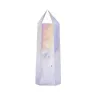 Objetos decorativos estatuetas 1 PC Natural Aura Clear Quartz Crystal Point Wand Cura Pedra Energia Decoração de Casa Reiki Polido Chakra Tower 231123