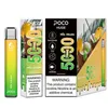 EU USA Warehouse Original poco huge 5000 Puffs Disposable Vape Electronic Cigarette Vape Pen Rechargeable Airflow Adjustable 15ml 8 Flaovrs