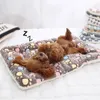 kennels pens Flannel Thickened Dog Bed Mat Soft Pet Sleeping for Dogs Cats Winter Warm Blanket 231123