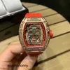 Mens Business Milles Luxury Mechanical Leisure Watch Richa RM052 Automatisk Rose Gold Case Tape Fashion Swiss Movement Wristwatches