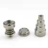 Titanium Nail Domeless 6 IN 1 Joint 10mm 14mm 18mm Dual Function Screw GR2 Water Pipes Dab Rigs Wax Tools ZZ