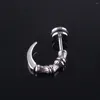 Stud Earrings 1Pair Vintage Eagle Claw For Women Men Hiphop Anti Allergic Titanium Steel Ear Studs Screw Punk Jewelry