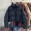 Abrigo de modisto Parka de mujer Chaqueta hinchada Manga larga Chaqueta ajustada de diseñador para mujer Chaqueta de plumas Gabardina Parka corta Chaqueta de invierno