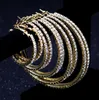 Негабаритные серьги-зажимы для ушей, женские серьги-кольца 20–100 мм, большие круглые серьги, модные очень большие серьги-кольца с кристаллами, цвета: золотистый, серебристый