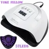 Nail Dryers SUN X7 MAX UV LED Nail Lamp for Nail Art Gel Polish Dryer with LCD Display 57LEDS Smart Timing Nail Dryer Nail Salon Tools 231122