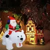 Brinquedo de Natal brinquedos decorativos infláveis com luzes LED embutidas modelo inflável decoração interna e externa festa ano jardim 231122