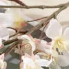 Decorative Flowers 40cm Silk Flower Tree Spring Plum Blossom Cherry Blossoms Peach Branch Faux Arrangements Wedding Party Home Decoration