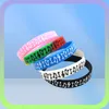 Notes de musique Bracelet en caoutchouc de silicone Bracelet ceinture élastique hommes femmes Bracelet bijoux de mode accessoires cadeaux de promotion 5 Color2094715