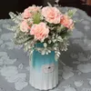 Fleurs décoratives œillet artificiel mariage Bouquet de mariée fleur en soie de haute qualité décor à la maison accessoires de Table décoration de salon