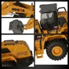 Diecast Modelauto HUINA 1813 1/60 Mini Non-Afstandsbediening Metaallegering Road Roller Loader Techniek Vrachtwagen Bouw Auto Gift Kinderen Speelgoed voor Jongen 231122