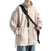 Men's Jackets Full Zip Up Mens Hiking Climbing Mountain Hooded Coats Outdoor Parka Adjustable Cuffs Multi-Pockets Sports Tops