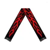 Scarves Aesthetic Irregular Pattern Jacquard Women Knitted Scarf Y2K Gothic Grunge Black Red Tassel Winter Korean Luxury Shawl