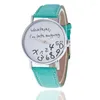 Wristwatches Personality Trend Female Fashion Quartz Watch Casual Sport Digital Big Dial Leather Strap Wristwatch Ladies