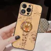 Tybomb Fashion Bling Diamond Holder Cases for iPhone 15 14 Plus 13 Pro Max 12 11 فريدة من نوعها فريدة من نوعها بلاستيك بلاستيك TPU Rhinestone 360 ​​غطاء هاتف Finger Ring