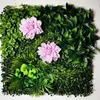 Flores decorativas de 50 cm de flor artificial plant rattan painol falsa simulação simulação turf folha verde grama subtropical malha grade parede